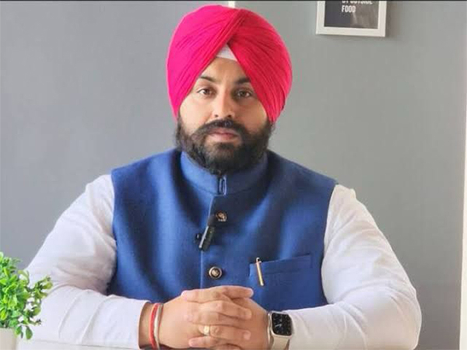 Punjab Education Minister Harjot Singh Bains (Photo/ANI)