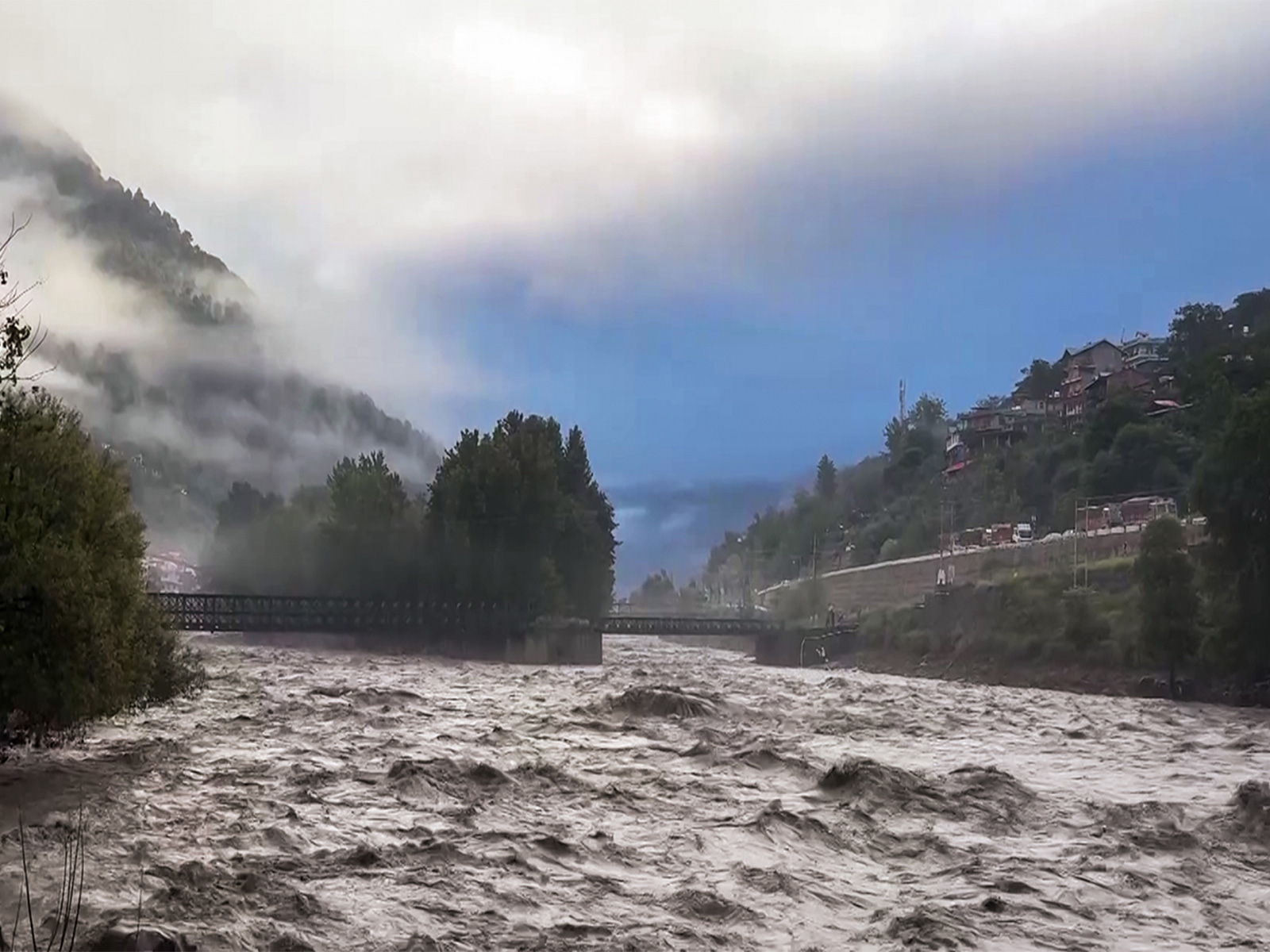 Visuals of Himachal Pradesh's Mandi (File Photo/ANI)