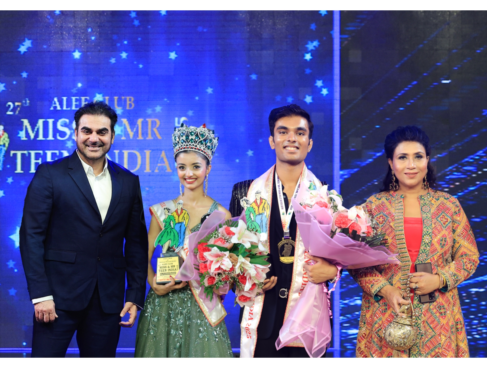 Miss Teen India 2025 Mishty Gadhwal & Mr Teen India 2025 Raghav Sarraf Crowned at Alee Club Grand Finale in Delhi