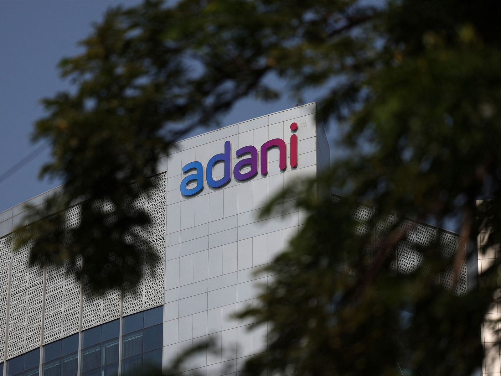 Logo of Adani Group on facade of its Corporate House on the outskirts of Ahmedabad (File Photo/ Reuters)