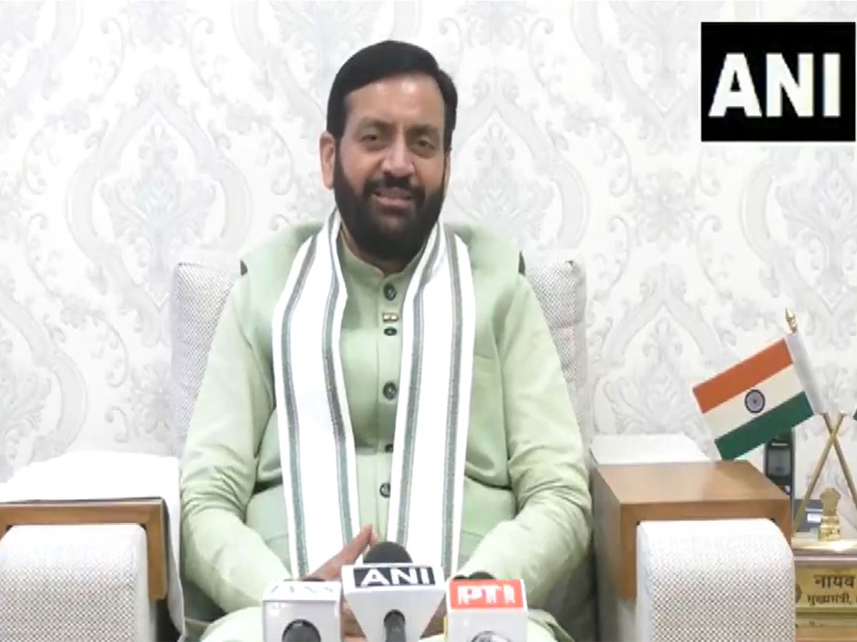 Haryana Chief Minister Nayab Singh Saini (File photo/ANI)