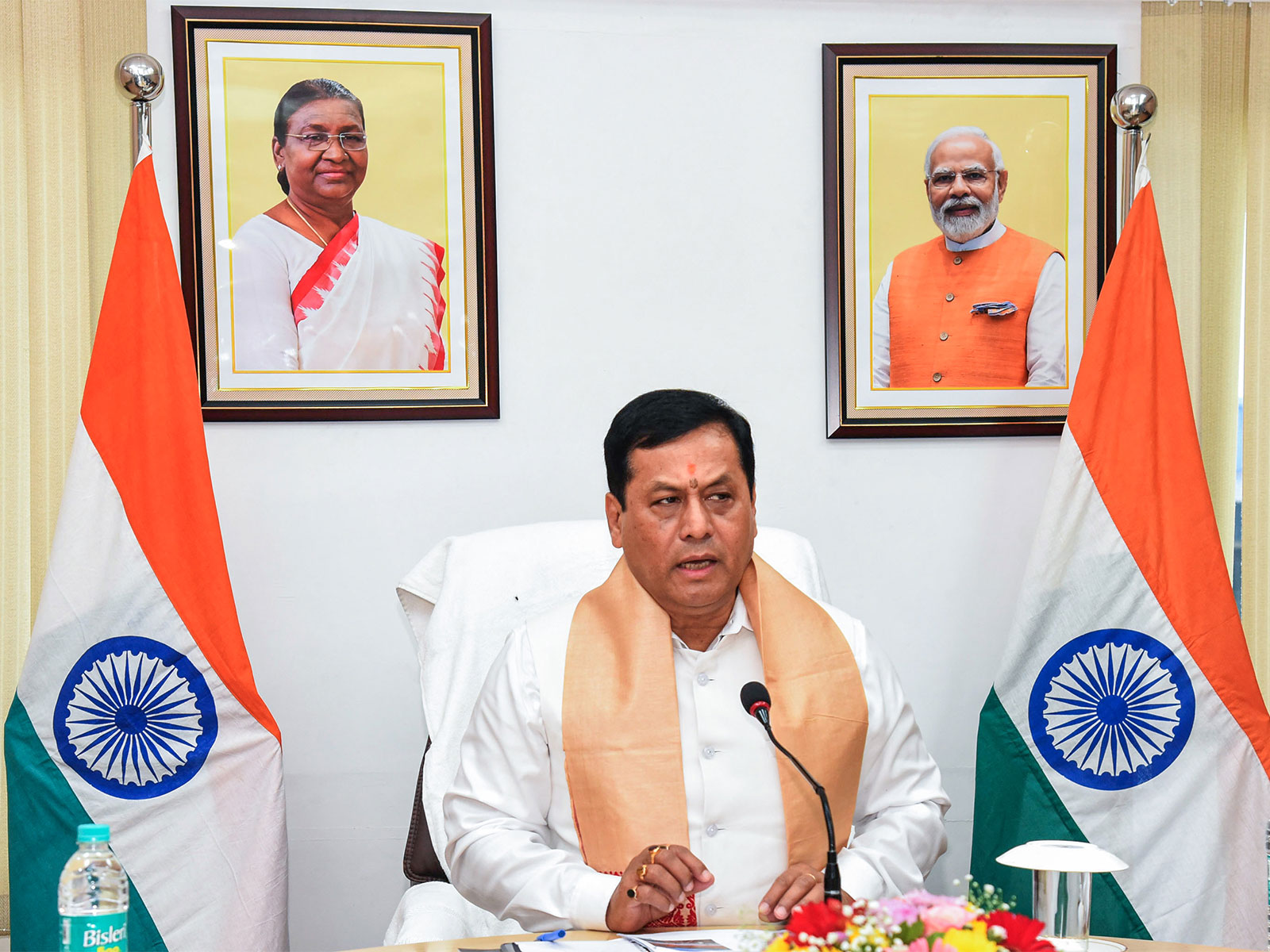 Union Minister of Ports, Shipping and Waterways Sarbananda Sonowal ( File Photo/ANI)