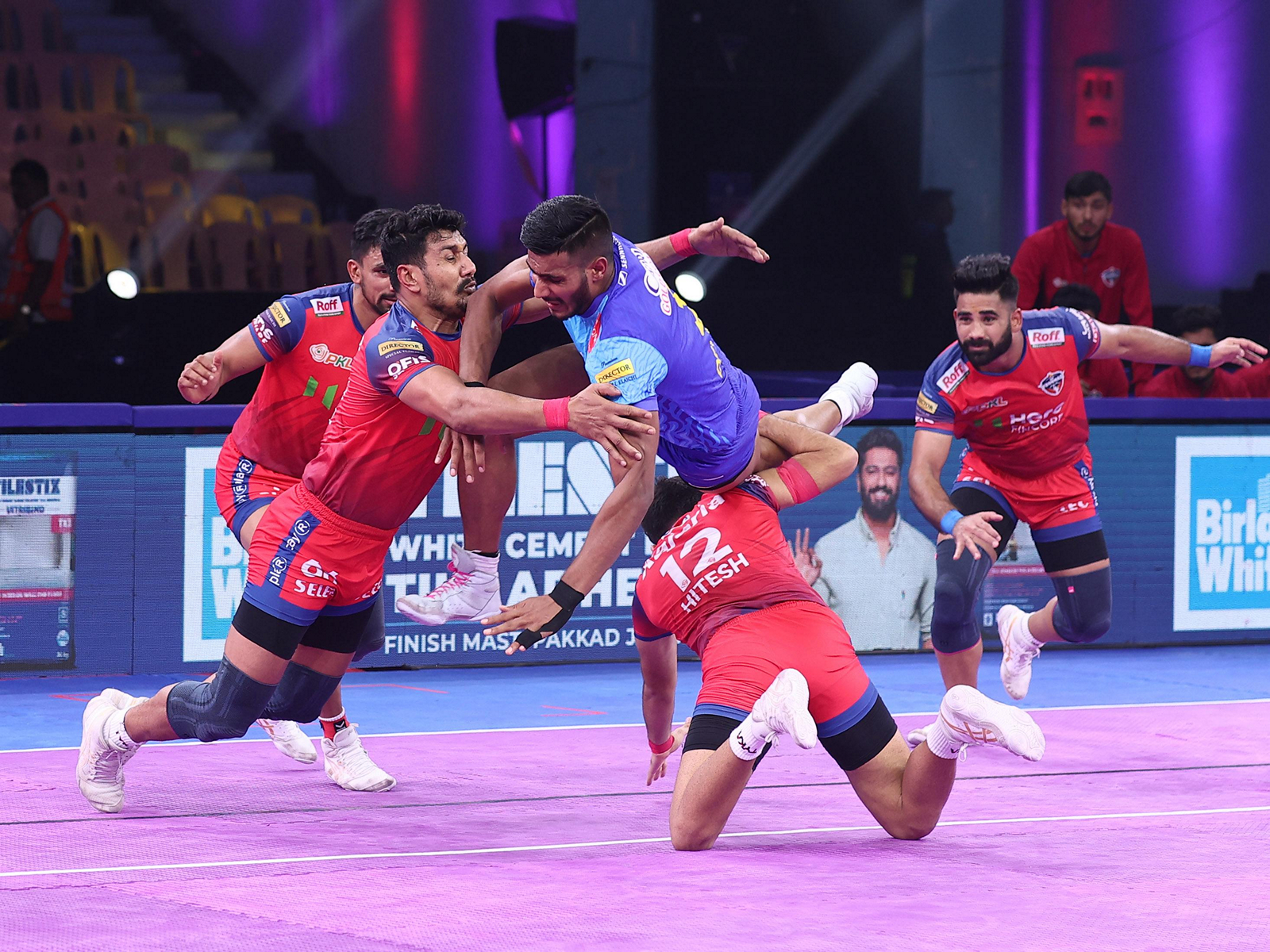 Players in action during the match (Photo: PKL) 