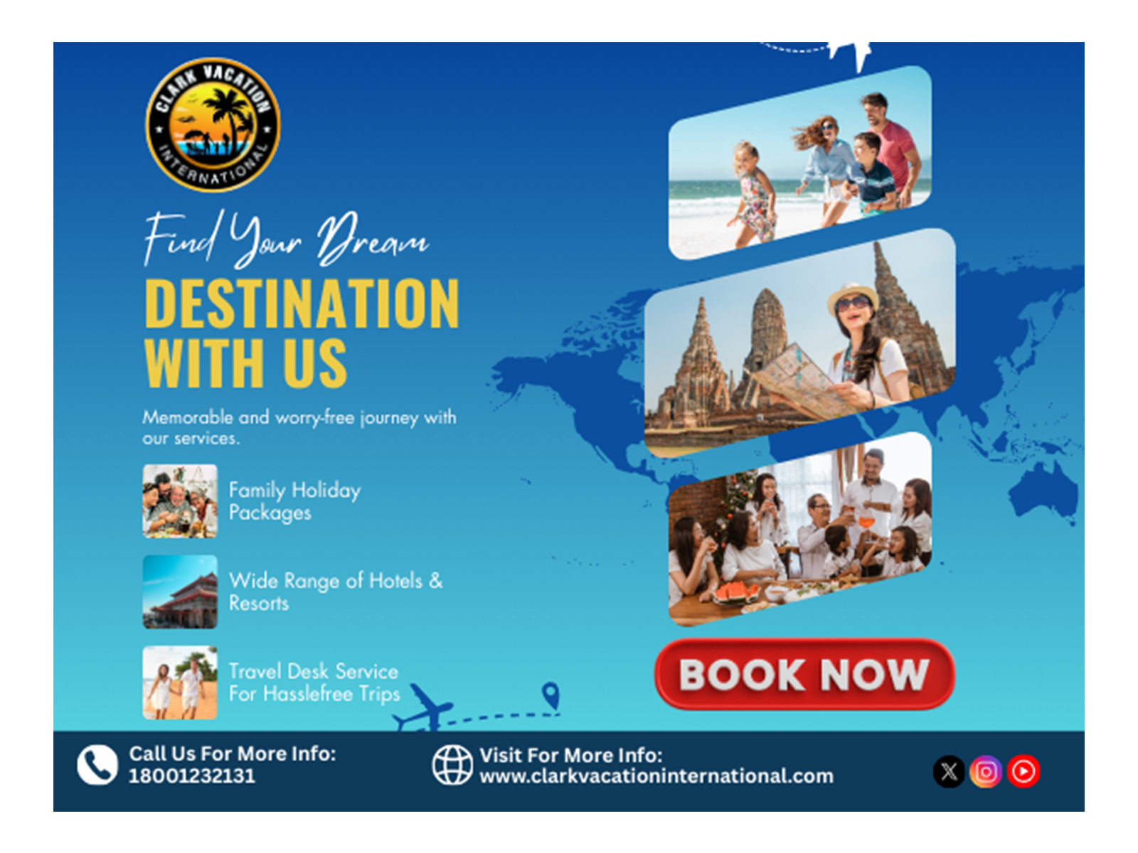 Clark Vacation International Launches to Revolutionize Global Travel Experience
