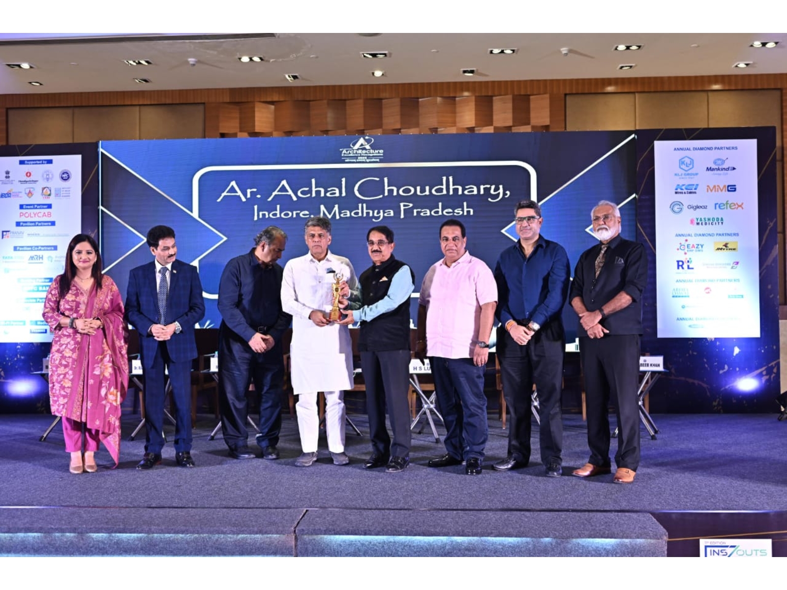 IPS Academy Chairman, Architect Achal Choudhary Honored with Architect Excellence Award