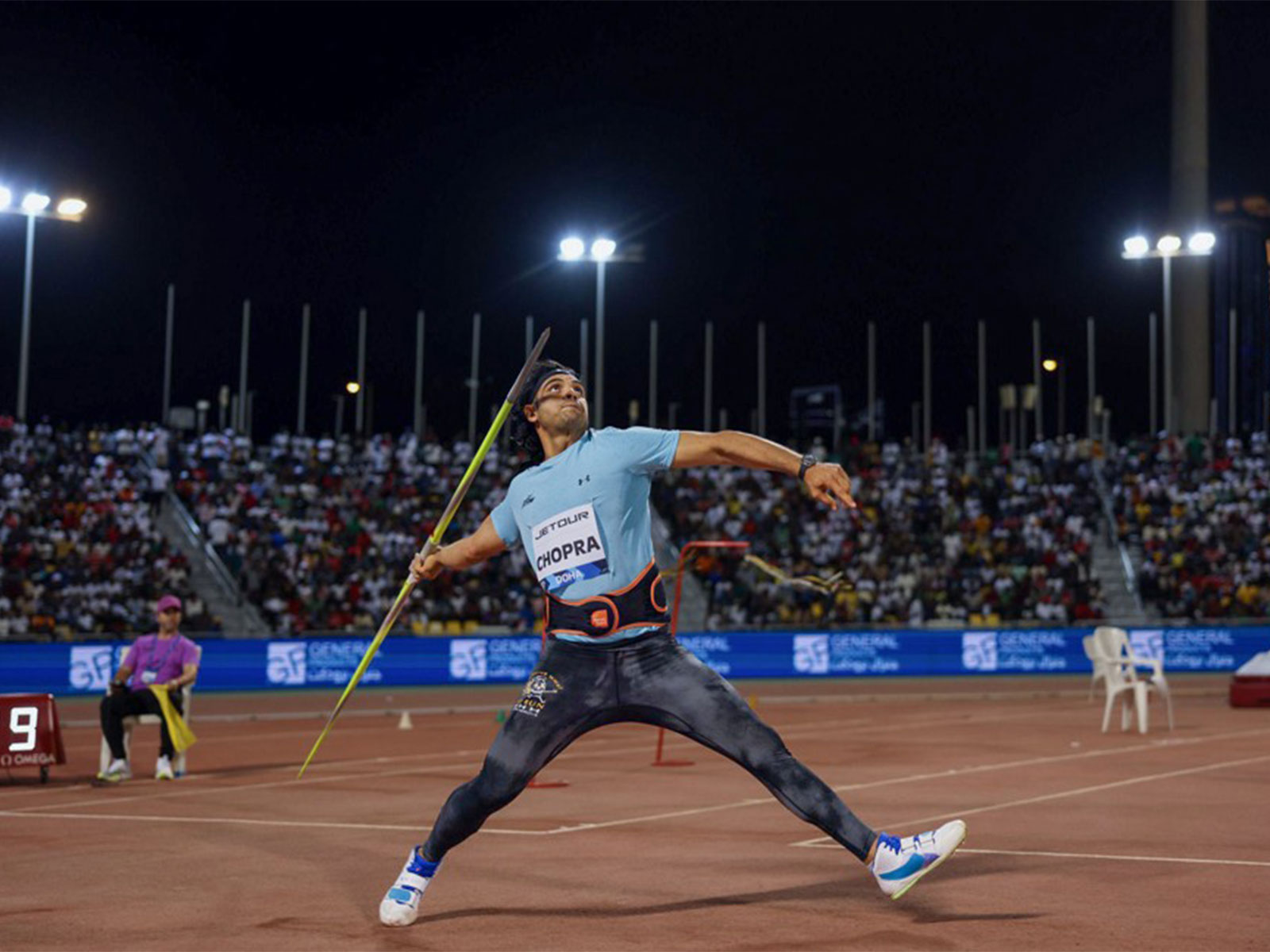 Neeraj Chopra in action (Photo/ANI) 