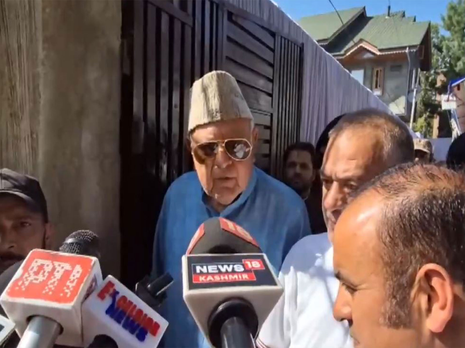 NC president Farooq Abdullah (Photo/ANI)