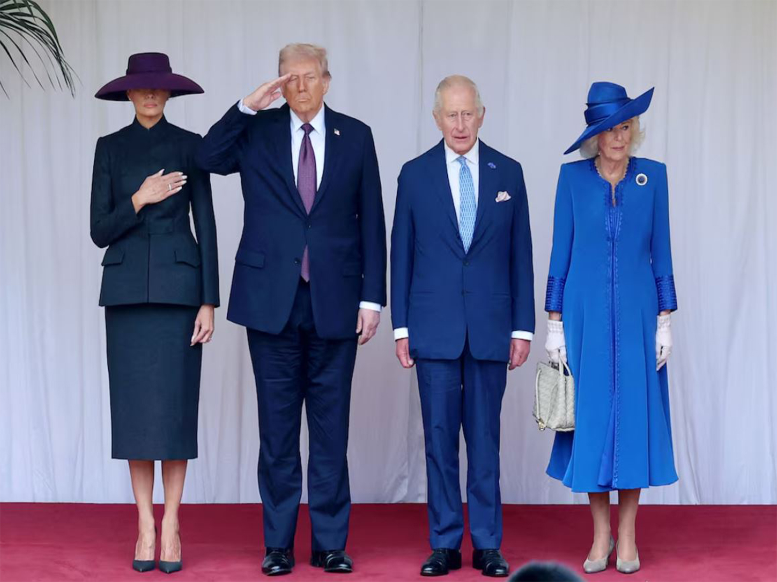 First Lady Melania Trump, US President Donald Trump, King Charles III and Queen Camilla (Image/Reuters)