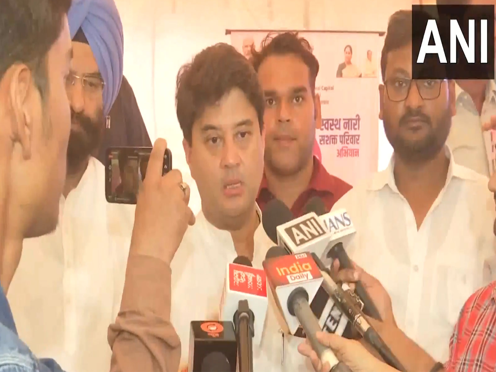 Jyotiraditya M. Scindia, Minister for Communication and Development of North Eastern Region (Photo/ANI)