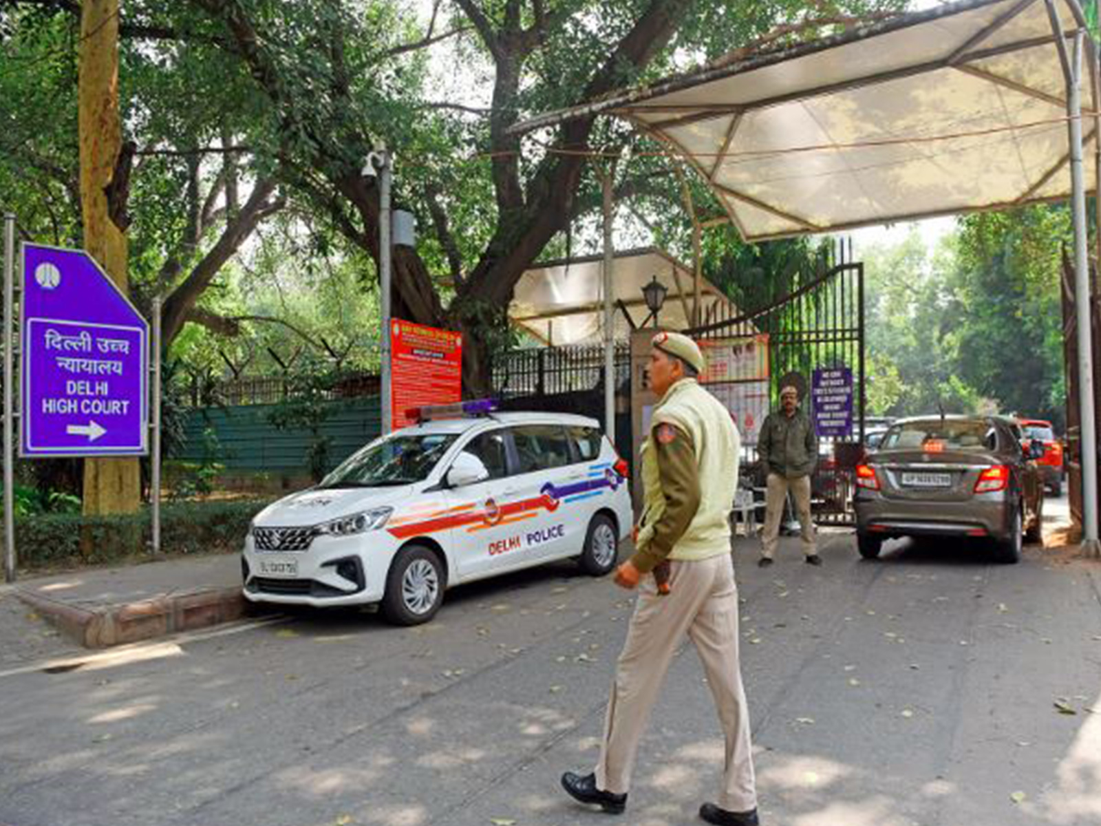 Visuals from outside Delhi High Court (File Photo/ANI) 