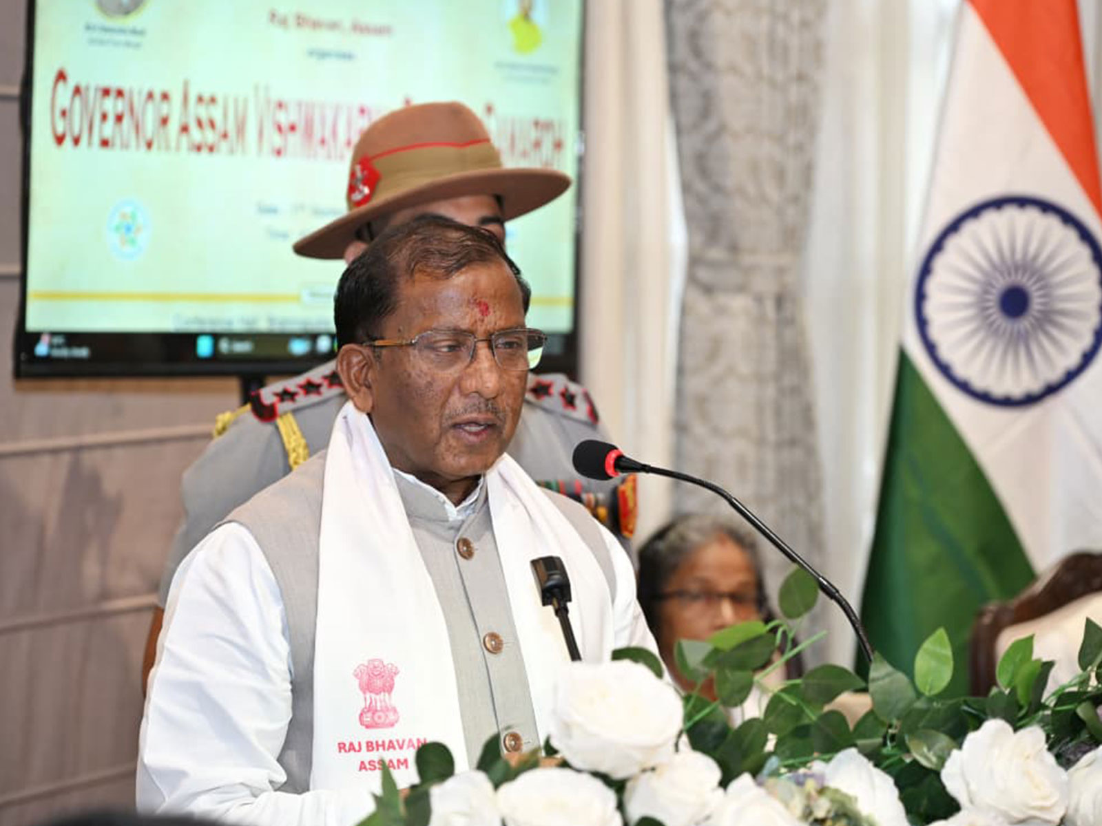 Assam Governor Lakshman Prasad Acharya (Photo/ANI)