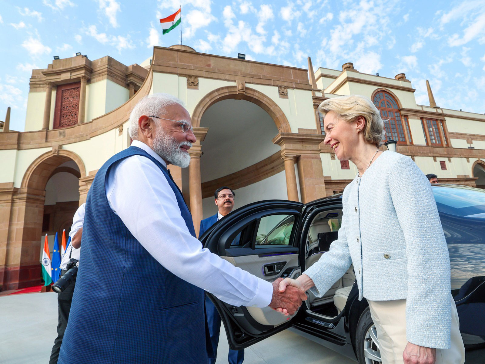 PM Modi and EU President Ursula von der Leyen (File Photo/ ANI)