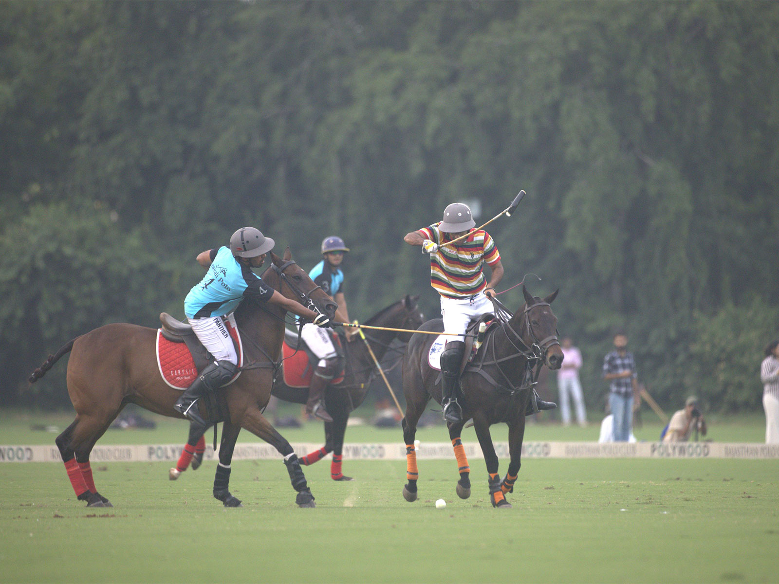 Jaipur Team in action during Sawai Man Guard Cup . (Photo/Jaipur Polo Team)
