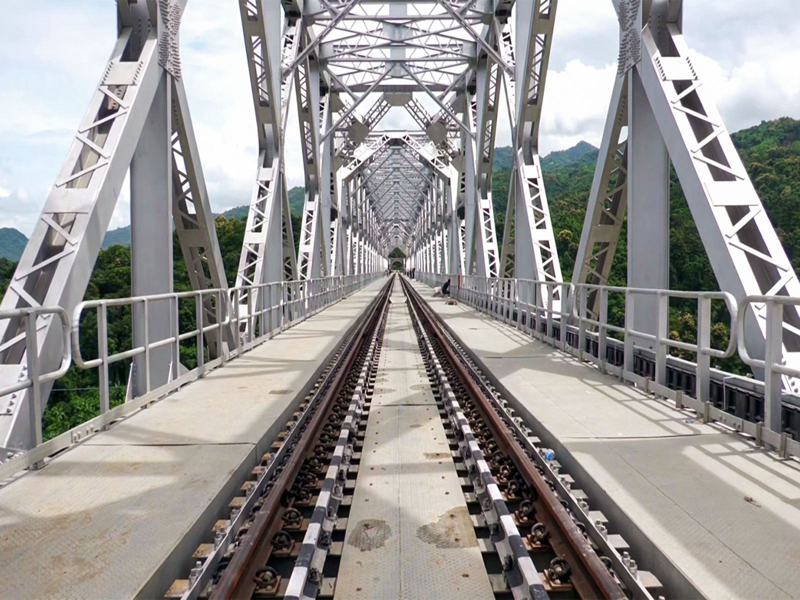 Bairabi-Sairang rail line (Photo/ANI)