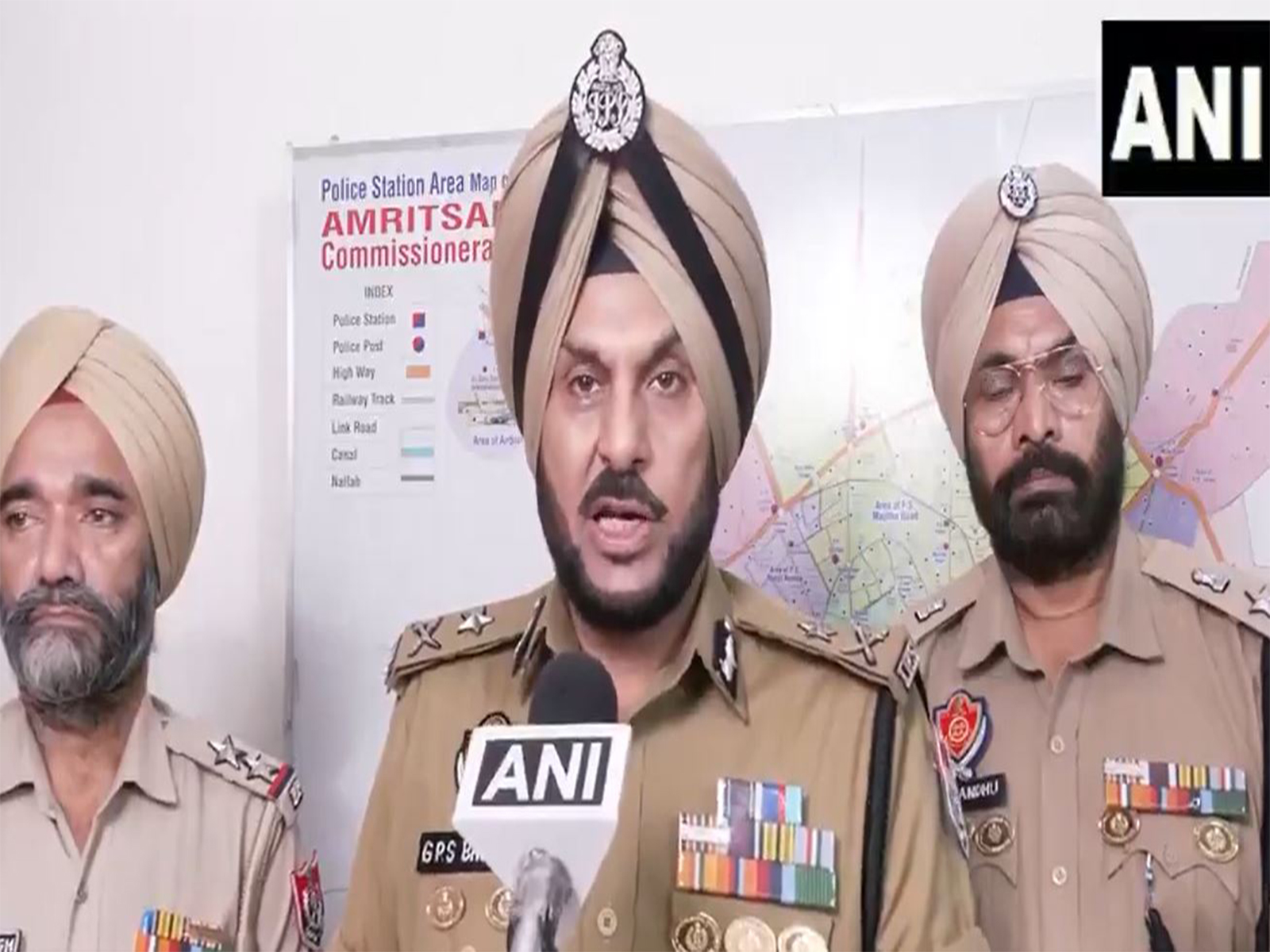 Amritsar CP Gurpreet Singh Bhullar (Photo/ANI)