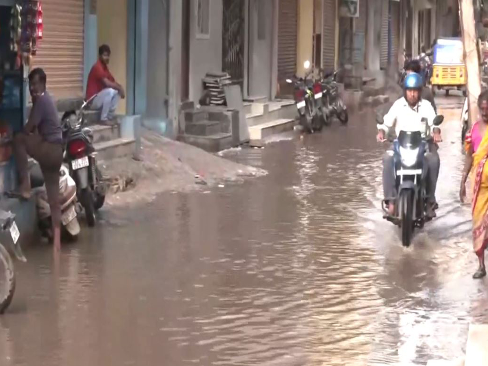 Visuals of the city post rainfall (Photo/ANI)