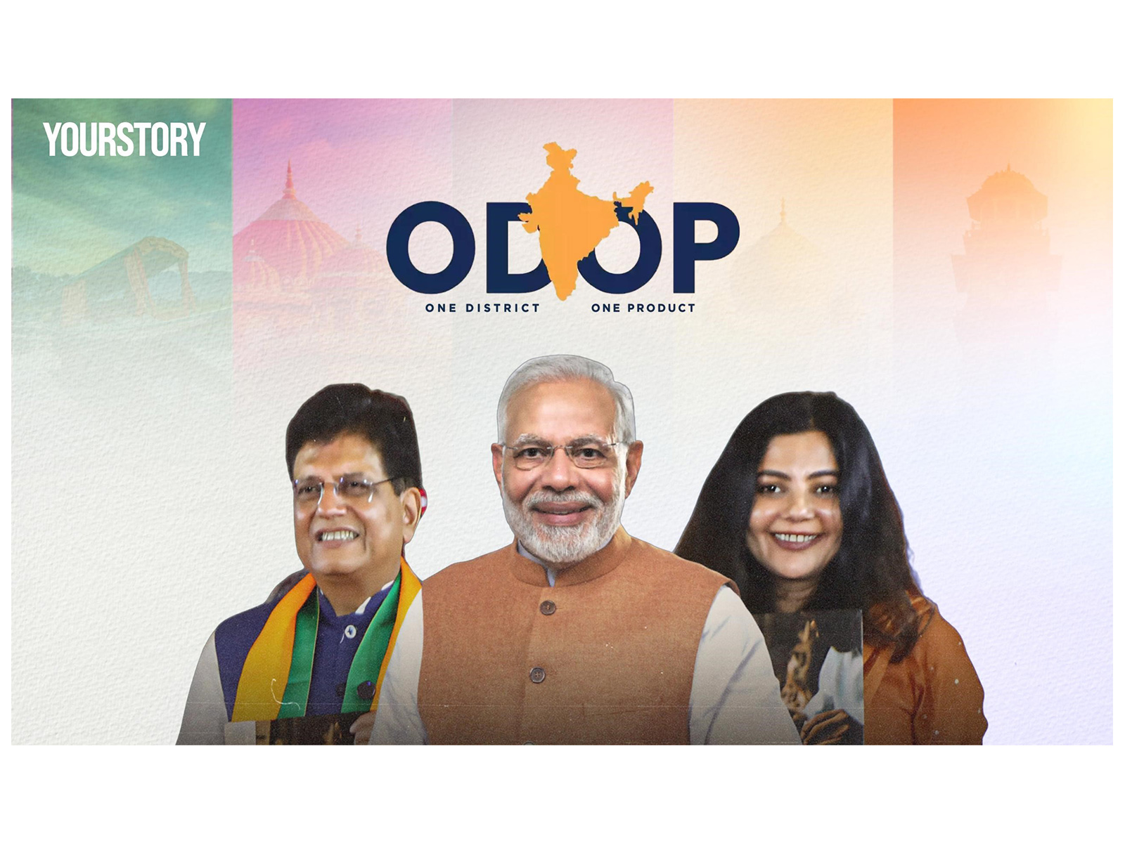 ODOP launch in Mumbai with Minister Piyush Goyal, DPIIT Secretary, Sumeet J and Shradha Sharma – unveiling India Handpicked: India’s Global Treasures, celebrating India’s districts & product