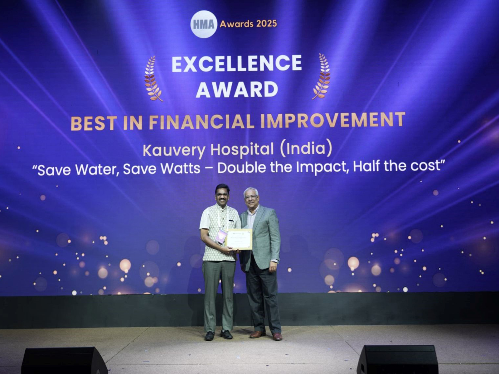Kauvery Hospital Honoured with the Prestigious HMA 2025 Excellence Award