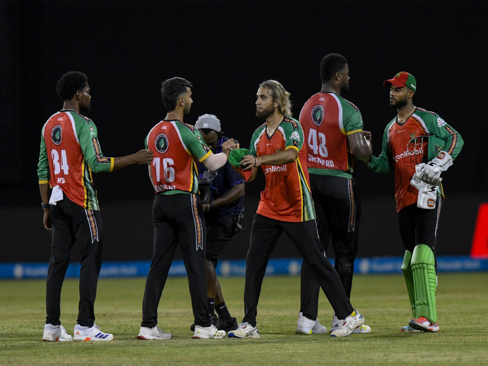 Guyana Amazon Warriors team (Photo: Saint Lucia Kings)