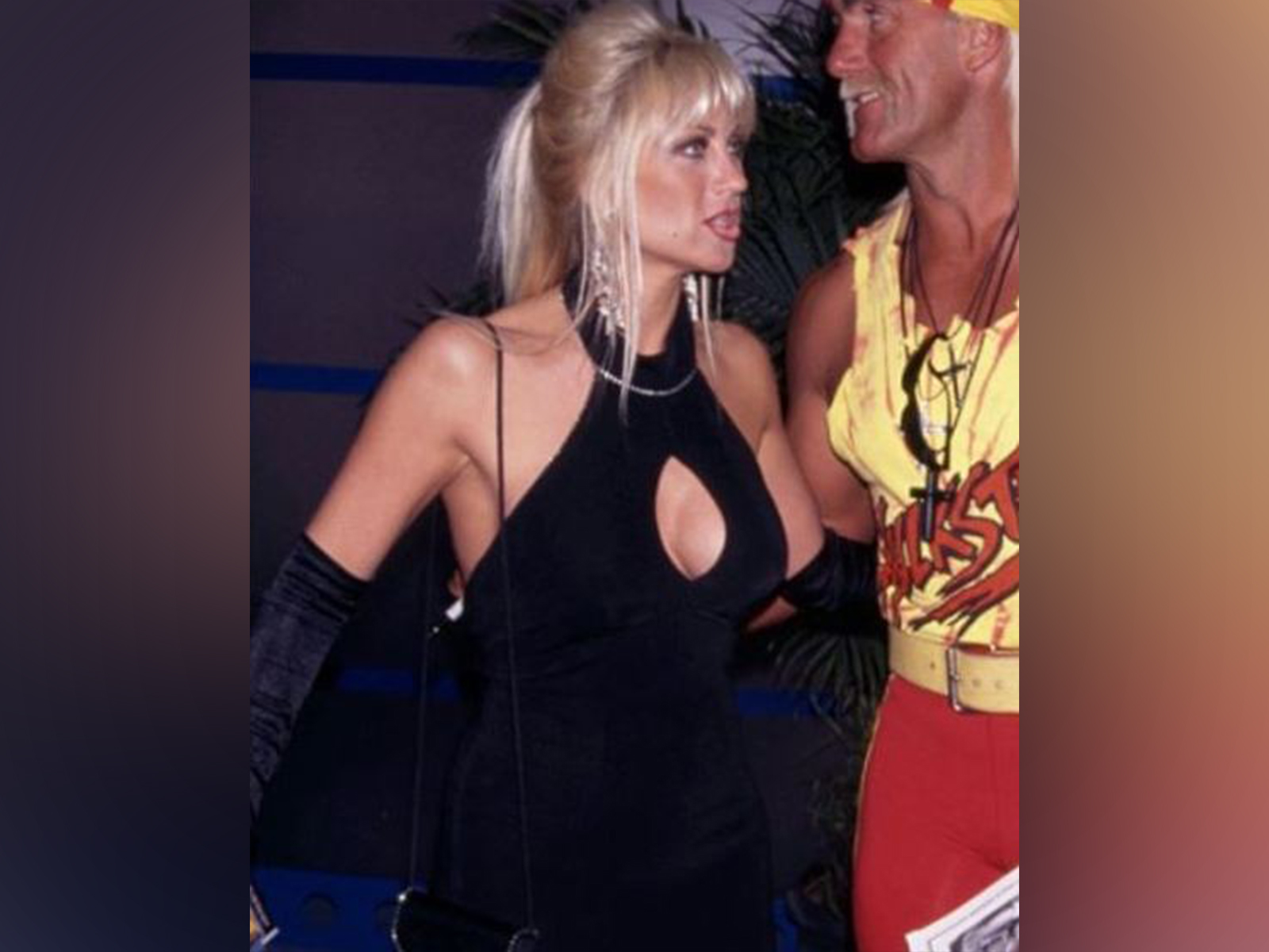 Linda with Hulk Hogan (Photo/instagram/linda_hogan_)