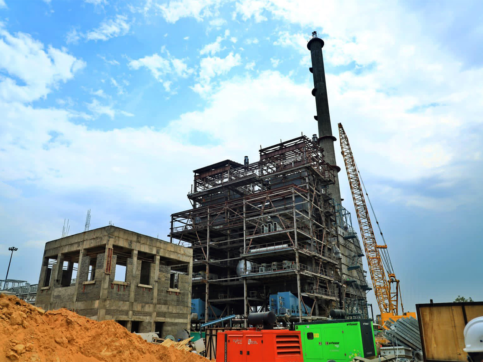 A view of the second generation (2G) ethanol bio-refinery of BPCL. (File Photo/ANI)