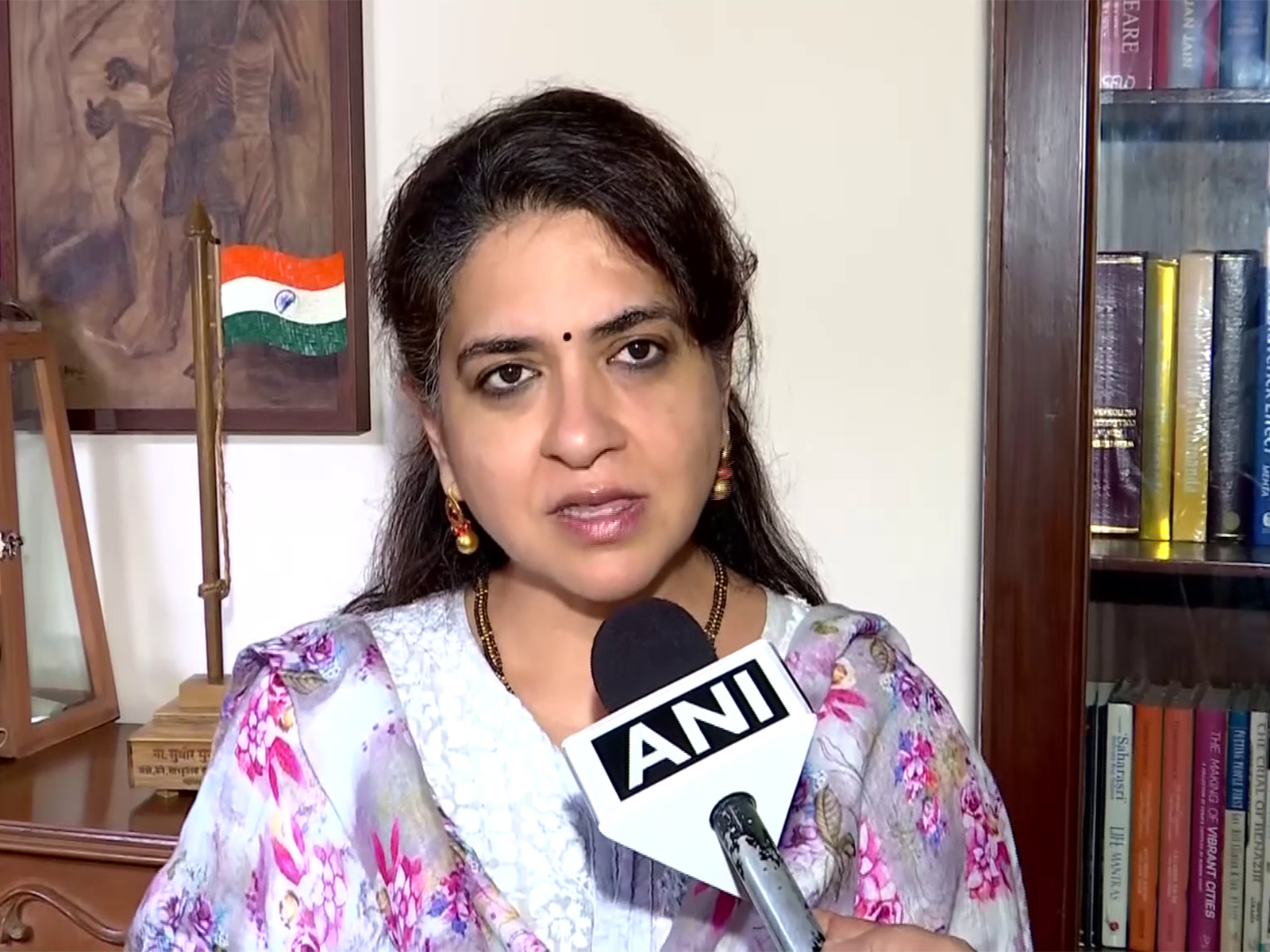 Shiv Sena leader Shaina NC (Photo/ANI)