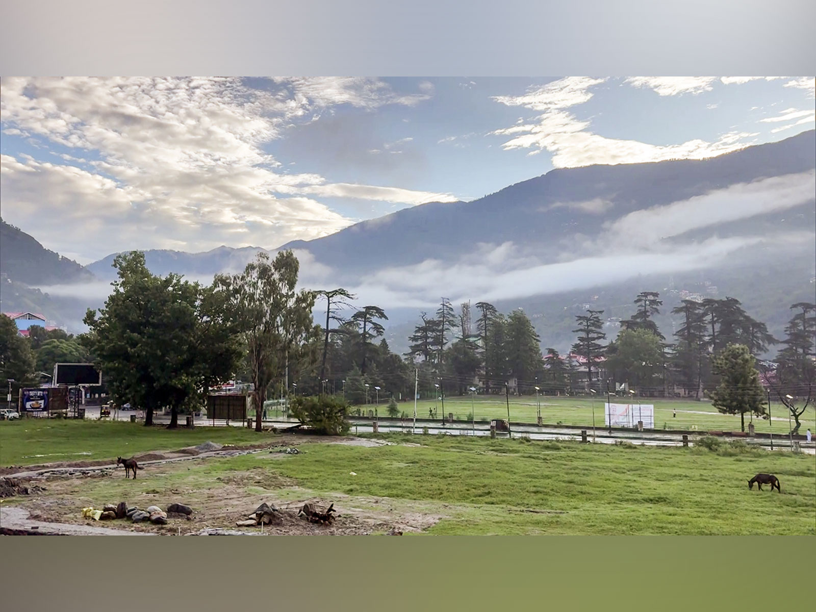 Visuals of clear skies in Mandi, Himachal Pradesh (File Photo/ANI)
