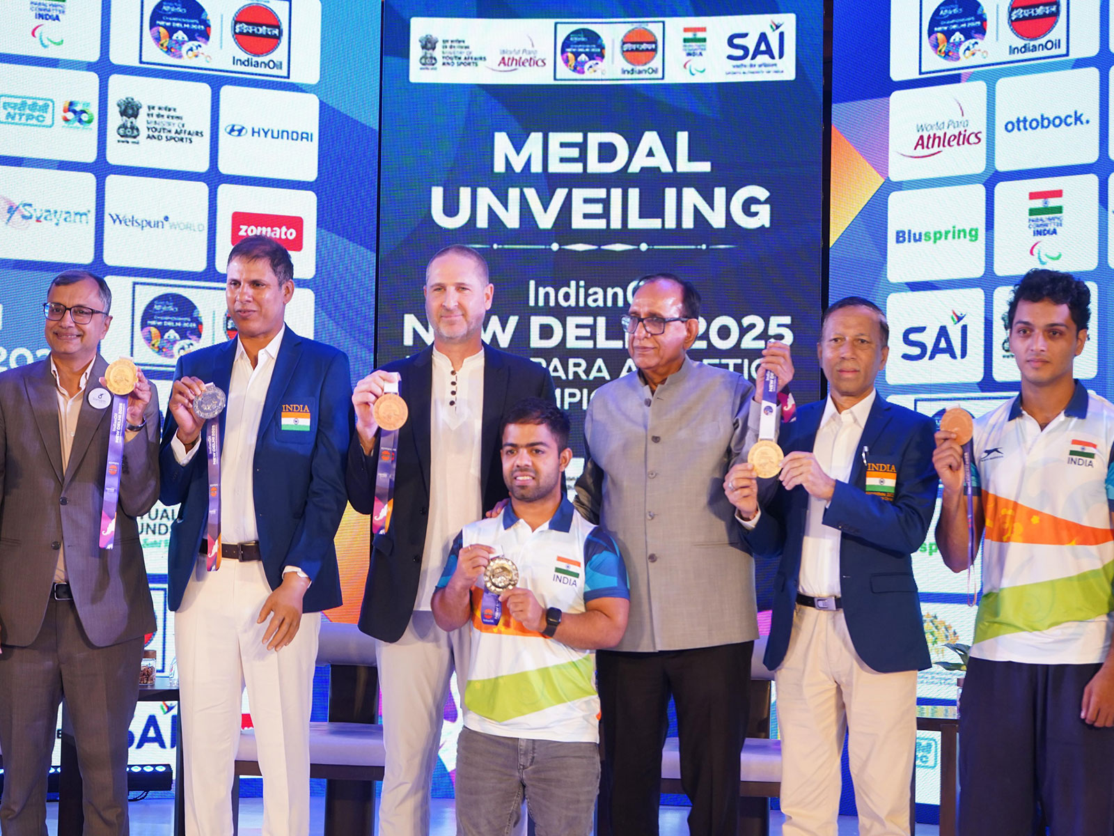 PCI unveiled medals for World Para Athletics Championships. (Photo/PCI)