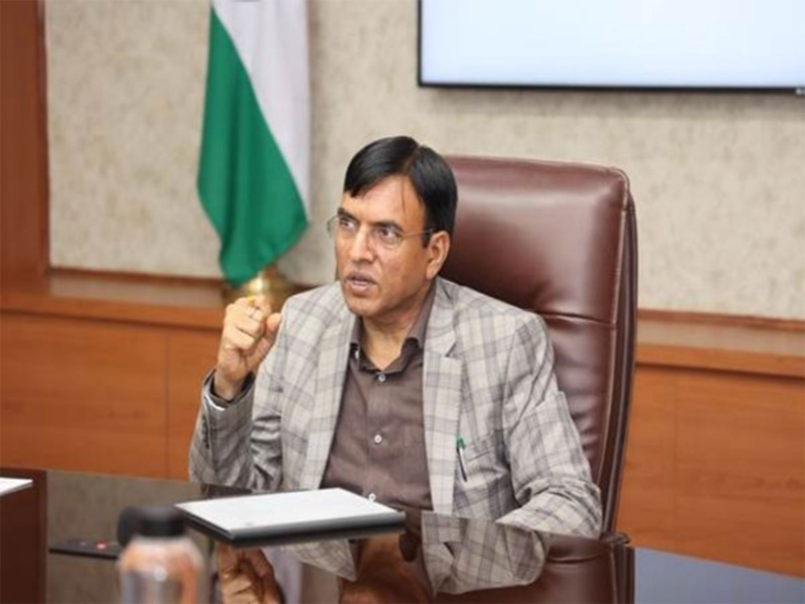 Union Sports Minister Mansukh Mandaviya. (Photo: ANI)