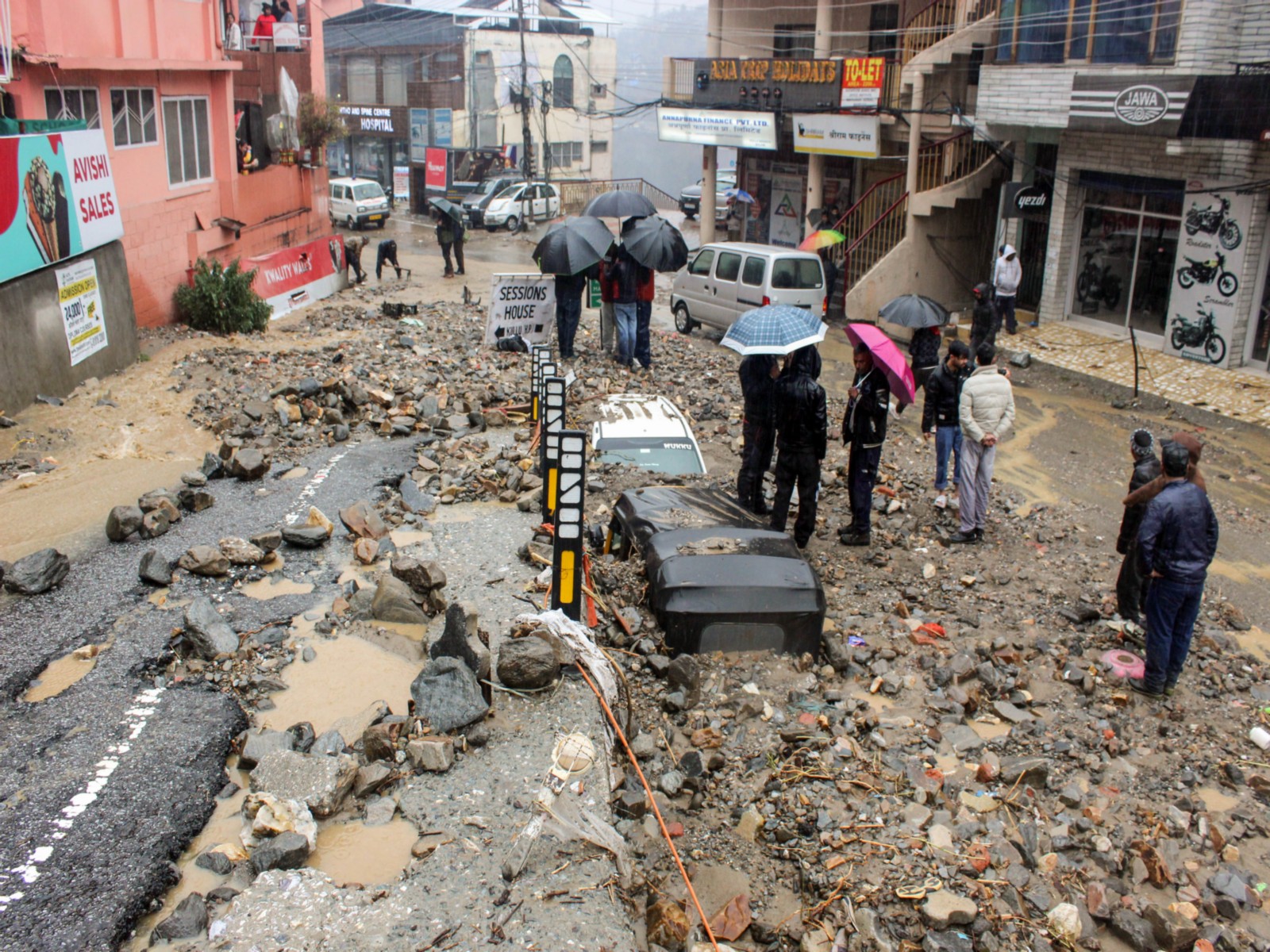 Torrential rains wreck havoc in Himachal Pradesh's Kullu district (File Photo/ANI)