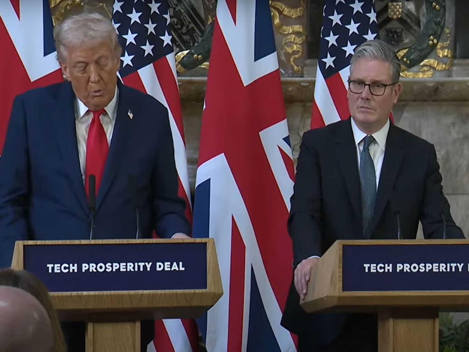 US President Donald Trump participates in a Press Conference with UK Prime Minister Keir Starmer (Photo/White House, YouTube)