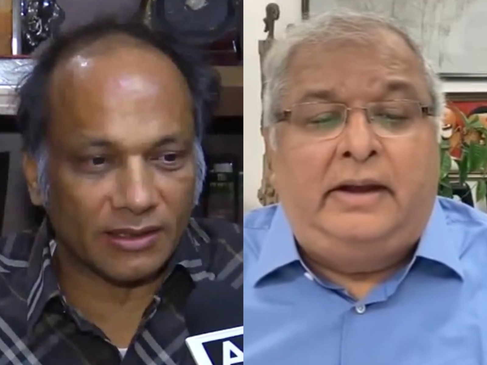 Senior advocate Amit Desai (R); Advocate Vijay Agarwal (L) (Photo/ANI)