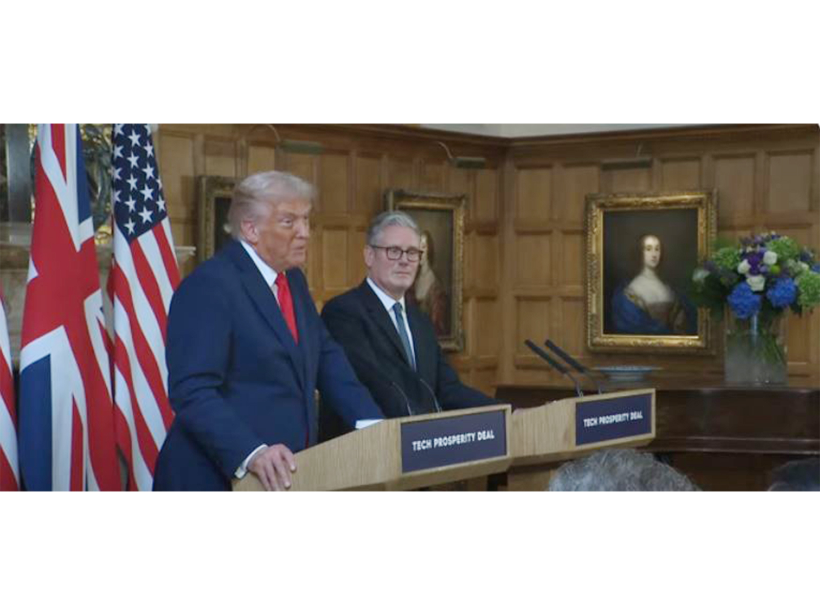 US President Donald Trump participates in a press conference with UK Prime Minister Keir Starmer (Photo/White House, YouTube)