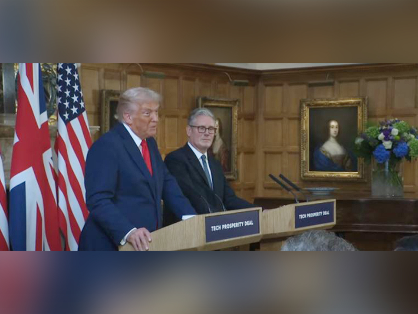US President Donald Trump participates in a press conference with UK Prime Minister Keir Starmer (Photo/White House, YouTube)