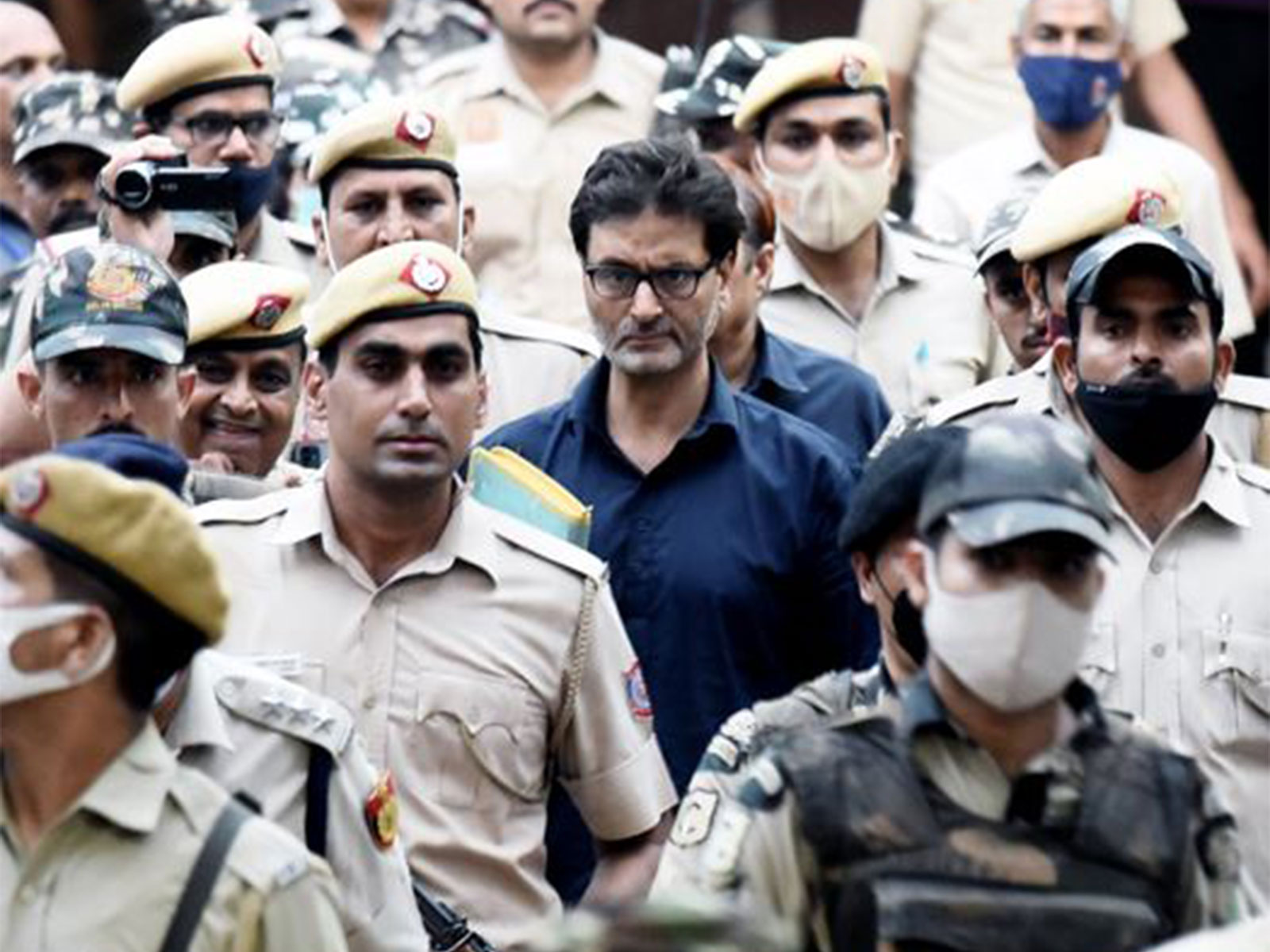 Yasin Malik being escorted to court (File Photo/ANI)