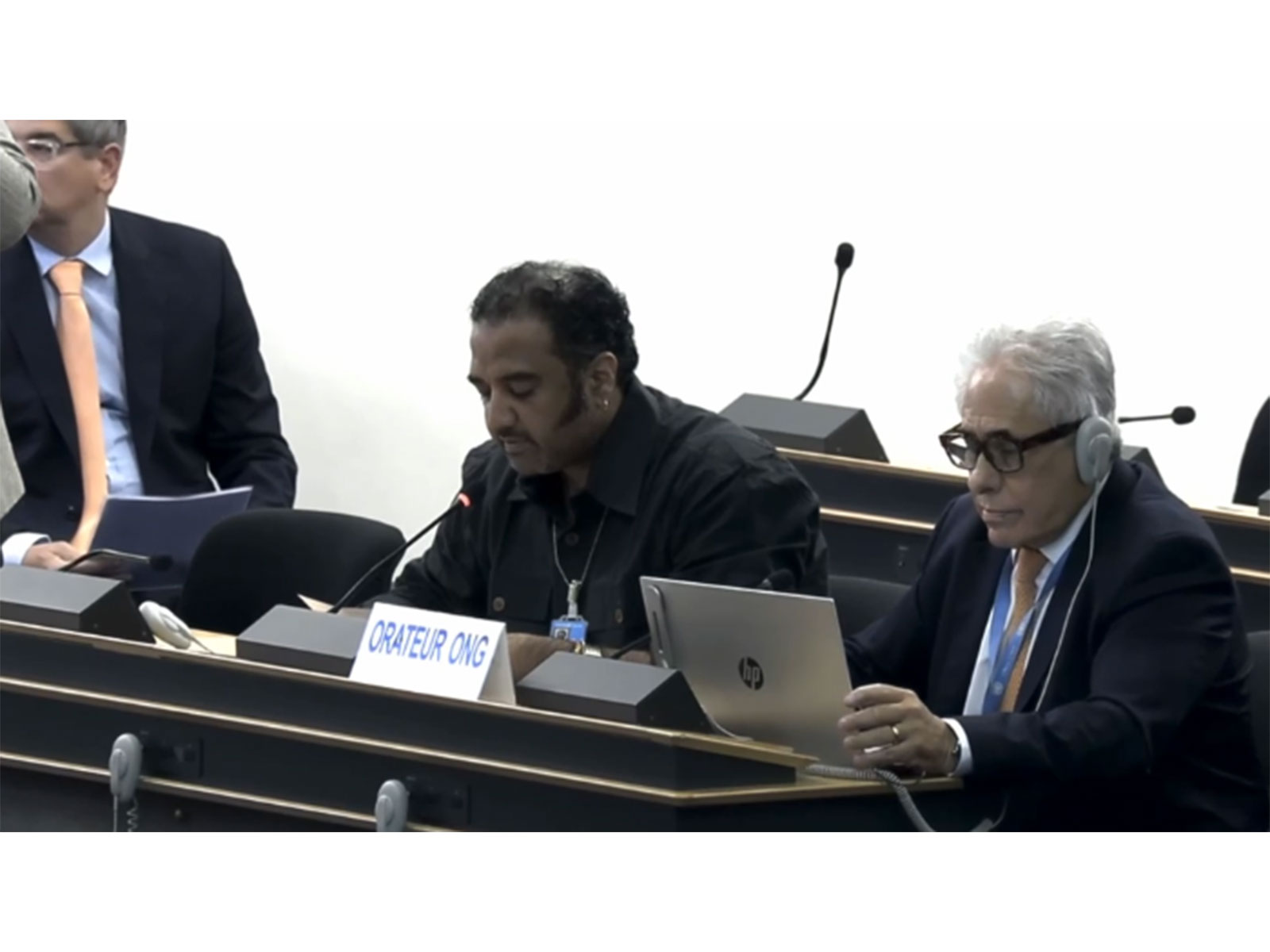 Govind Singh Rathore during an intervention at UNHRC in Geneva (Photo/ UNTV)