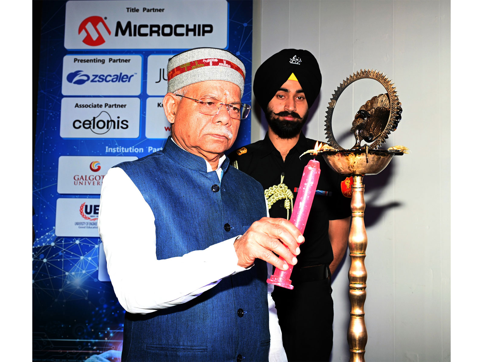 Himachal Pradesh Governor Shiv Pratap Shukla at the event (Photo/ANI)