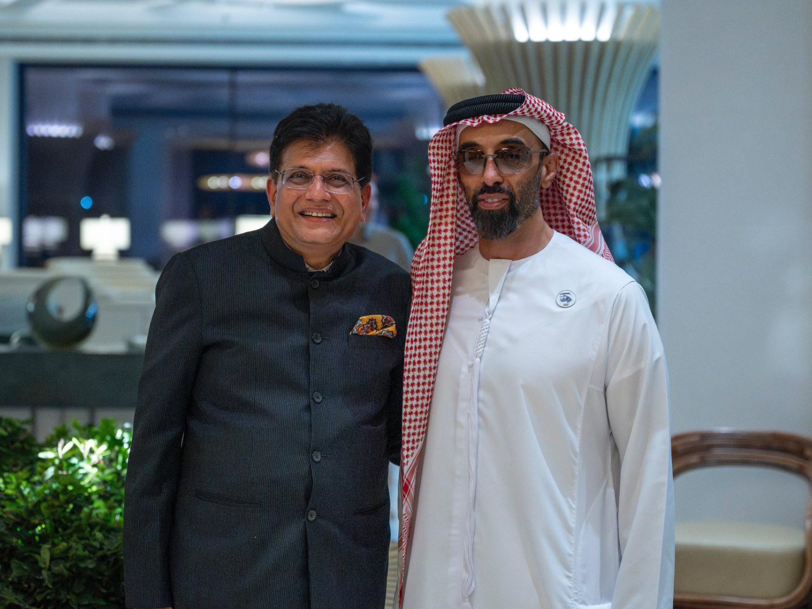 Piyush Goyal meets Abu Dhabi's Deputy Ruler (Photo/X@hhtbzayed)