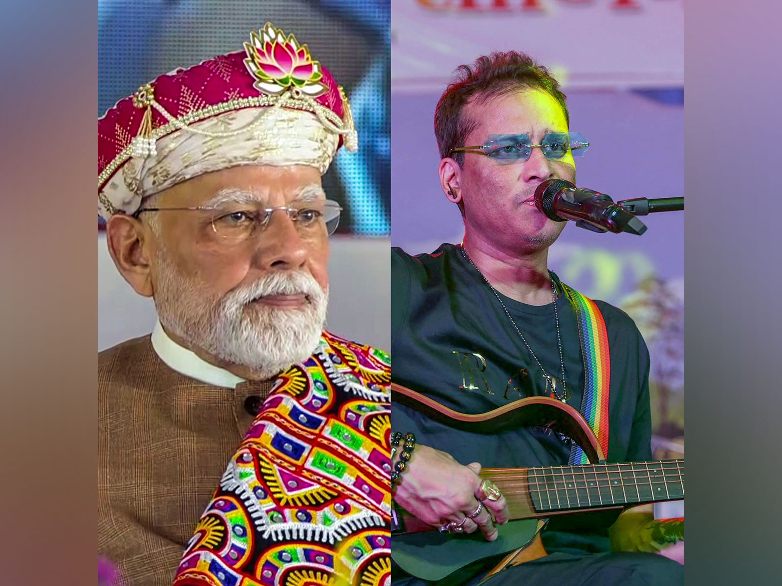 PM Modi, late singer Zubeen Garg (File photo: ANI)