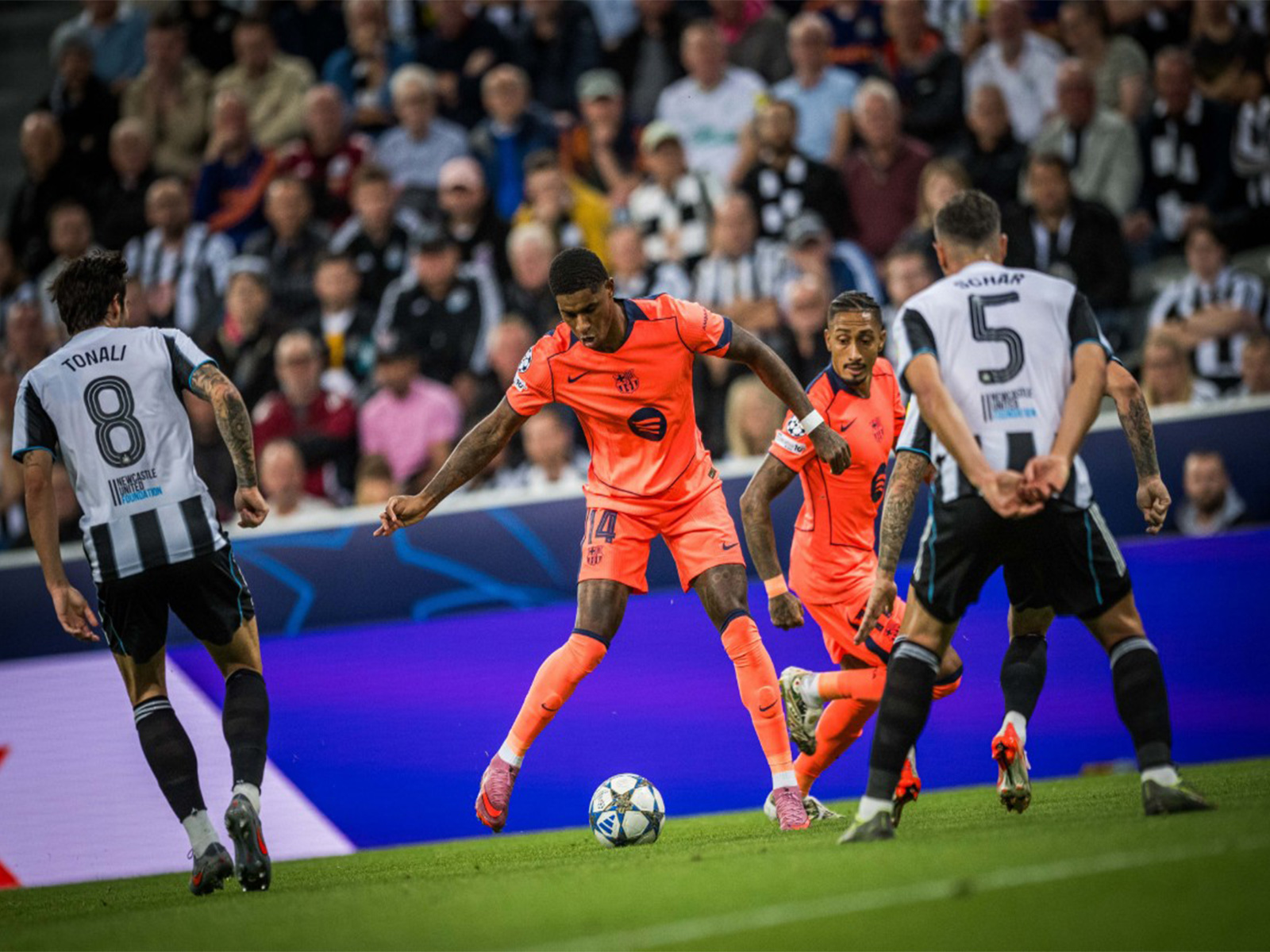 Marcus Rashford in action (Photo: @FCBarcelona/X) 