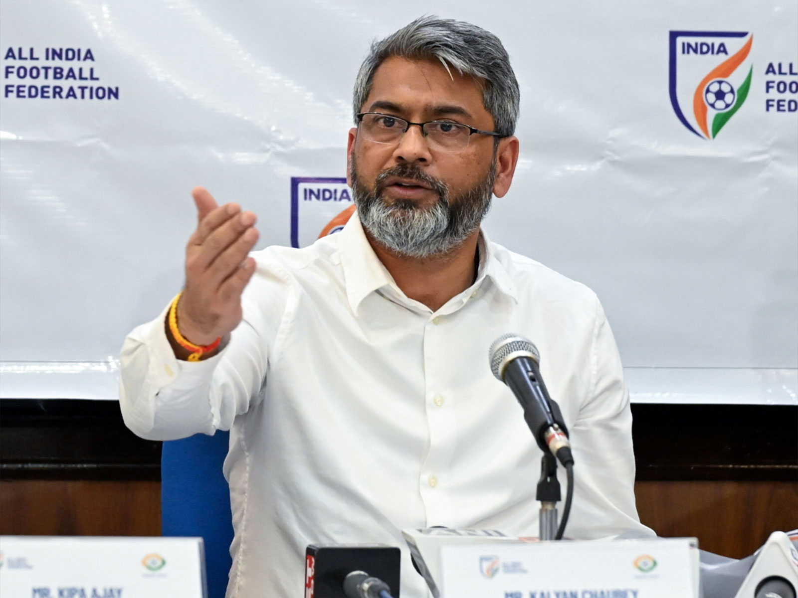 AIFF President Kalyan Chaubey. (Photo/ANI) 