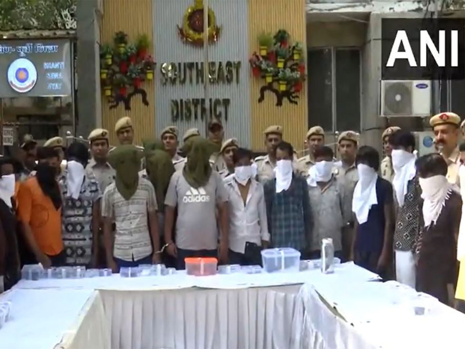 Delhi police arrests 63 accused; 15 pistols, MDMA, cocaine, heroin and cash recovered  (Photo/ANI)