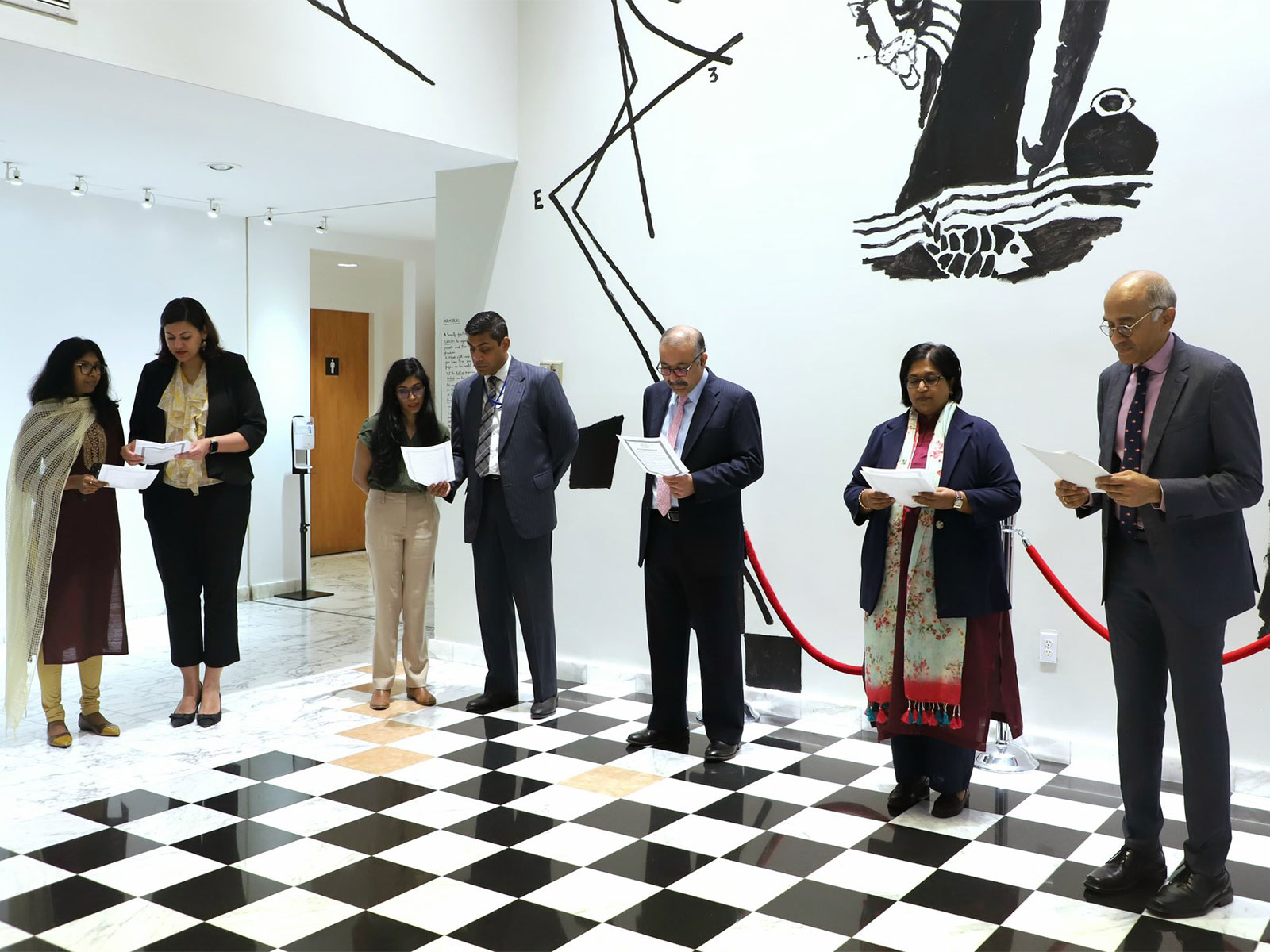India at UN takes Swachhta pledge. (Photo:X/@IndiaUNNewYork)