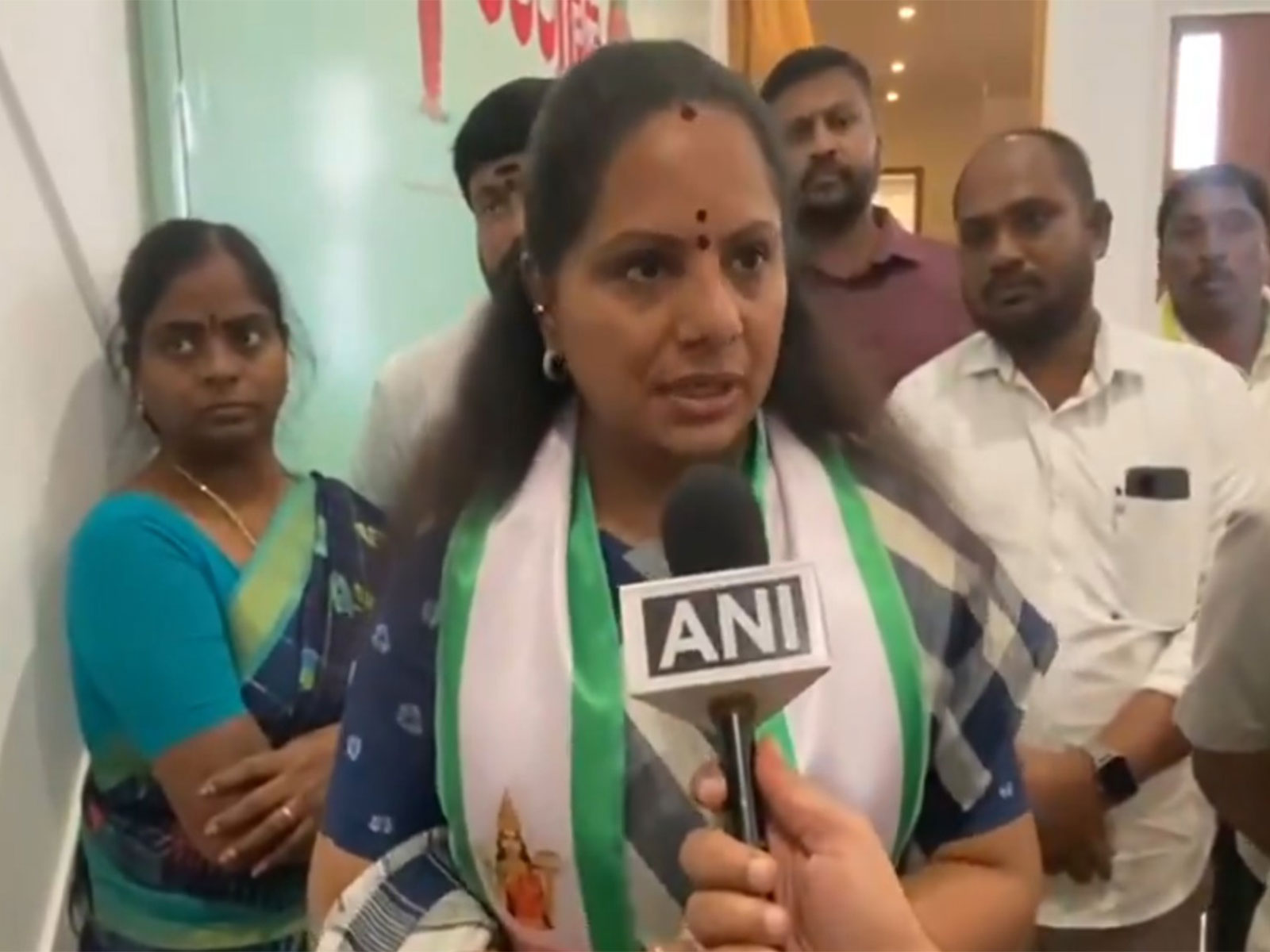 Telangana Jagruthi chief K Kavitha (Photo/ANI) Telangana Jagruthi chief K Kavitha (Photo/ANI)