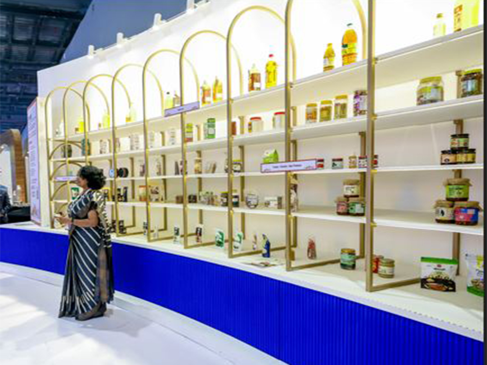 An Ayurveda and nutrition product stall at World Food India (File Photo/ANI)