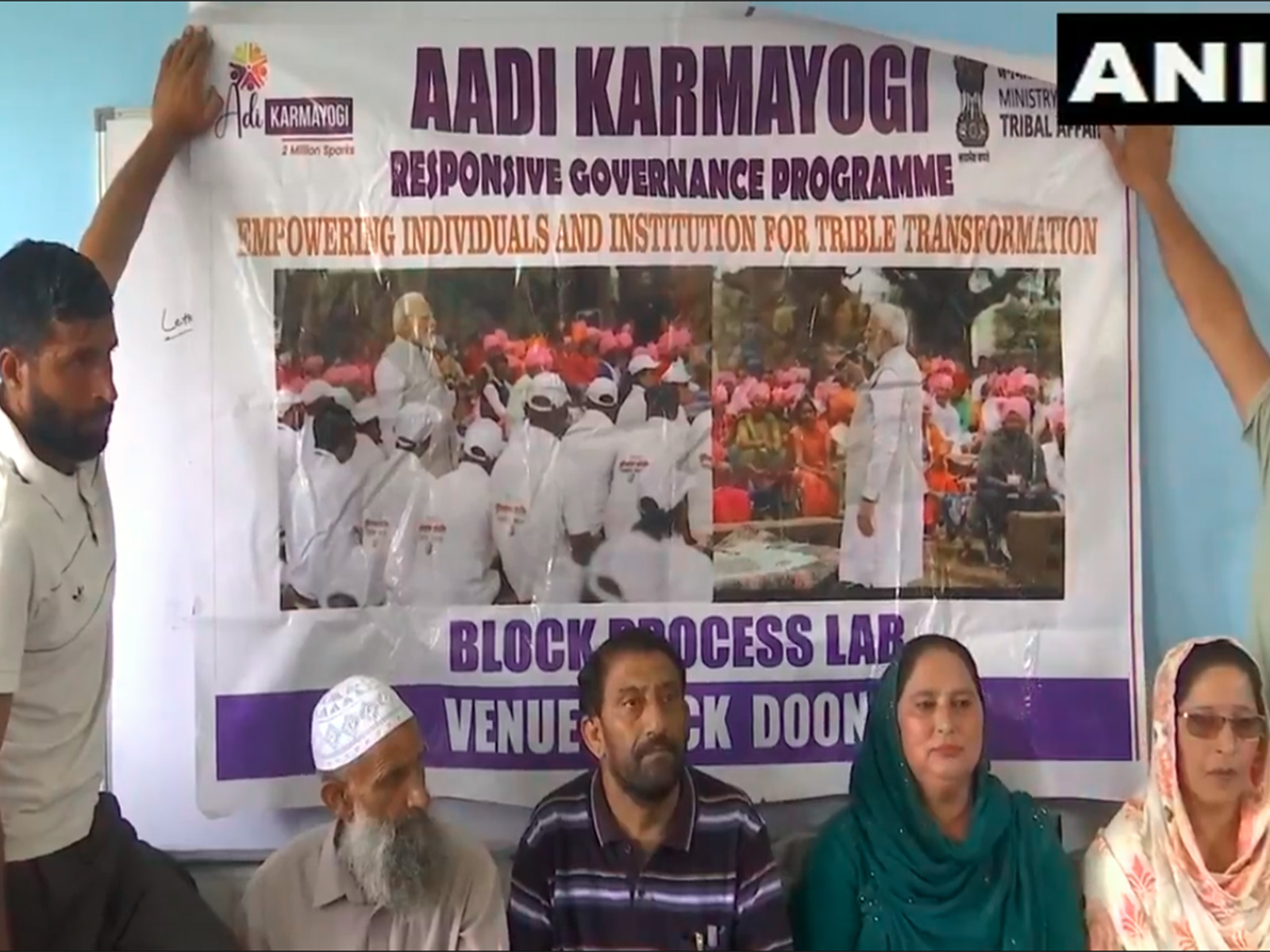 Officials spread awareness under Aadi Karmayogi (Photo/ANI)