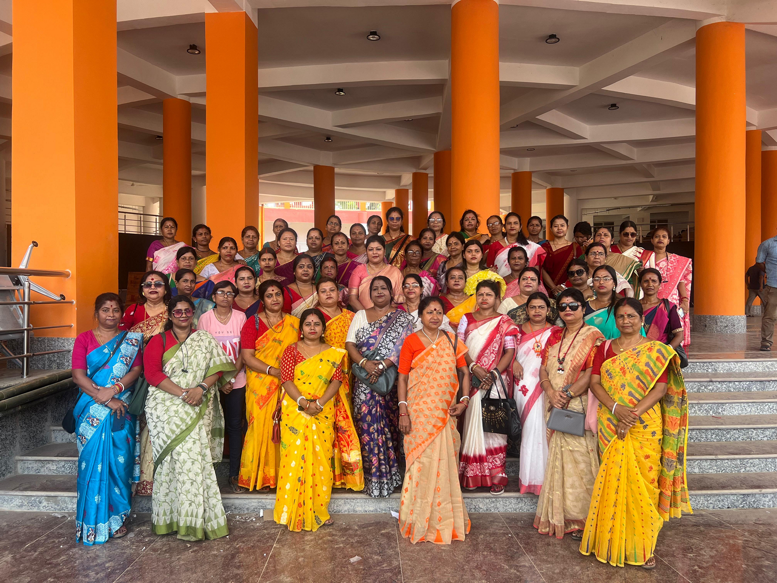 BJP Mahila Morcha members in Tripura (Photo/ANI)