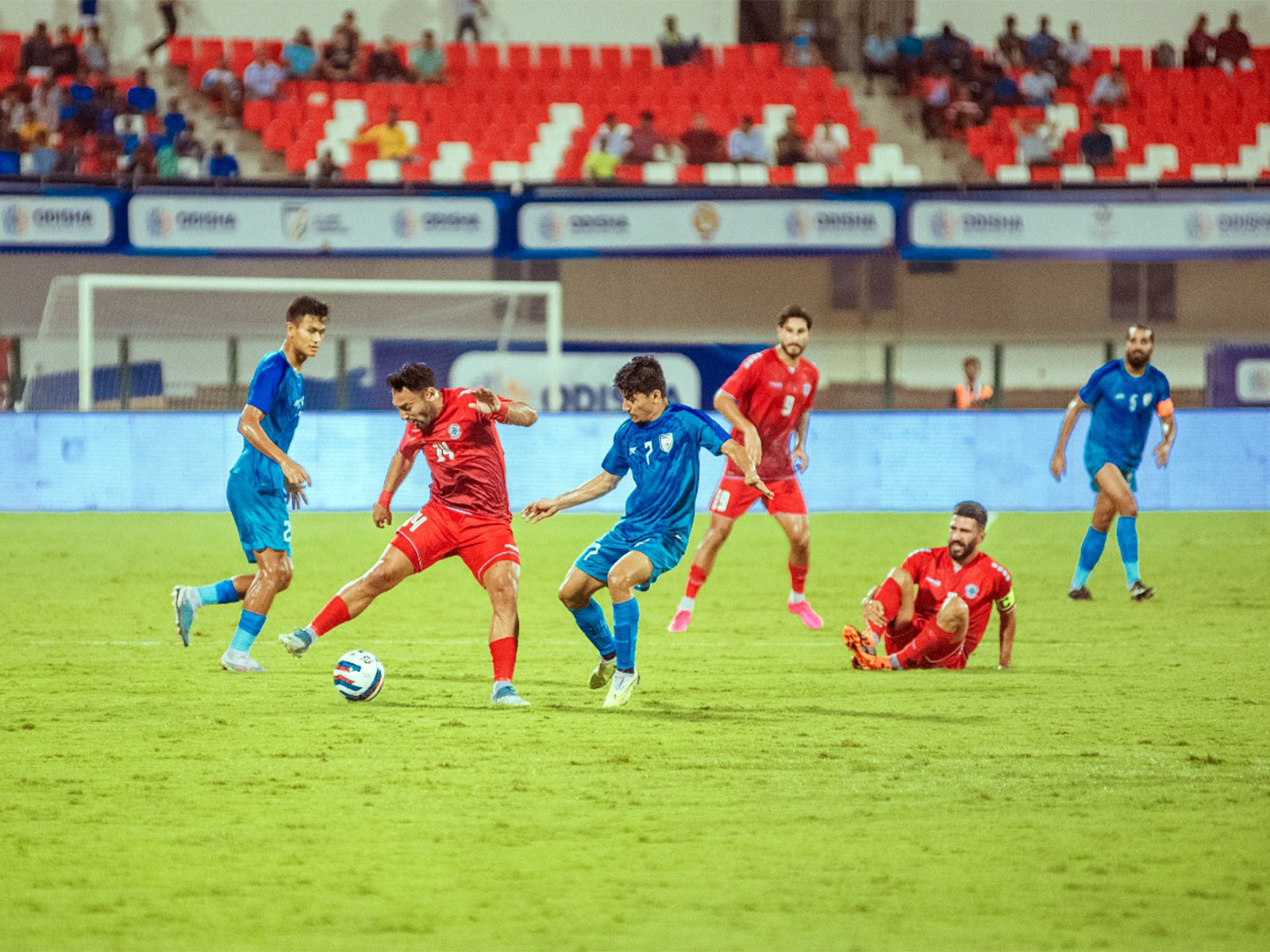 India football team in action. (Photo: ANI)
