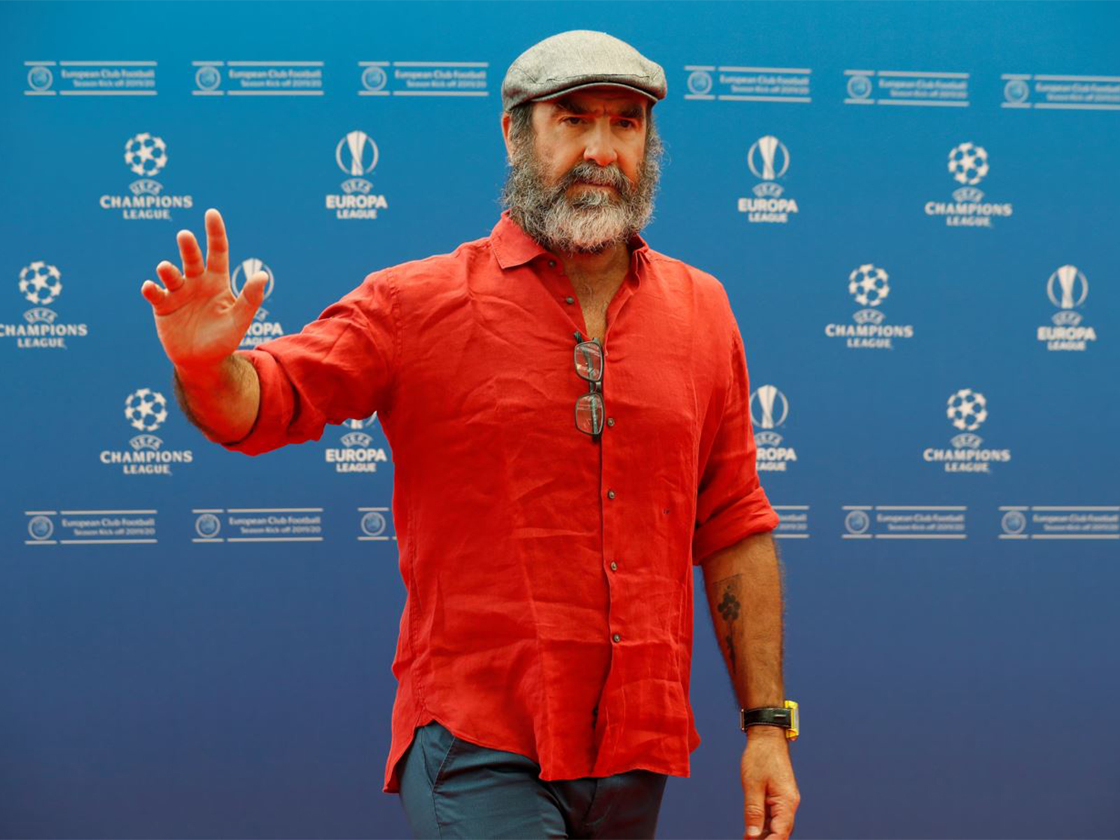 Former France and Manchester United football legend Eric Cantona (File Photo/Reuters)