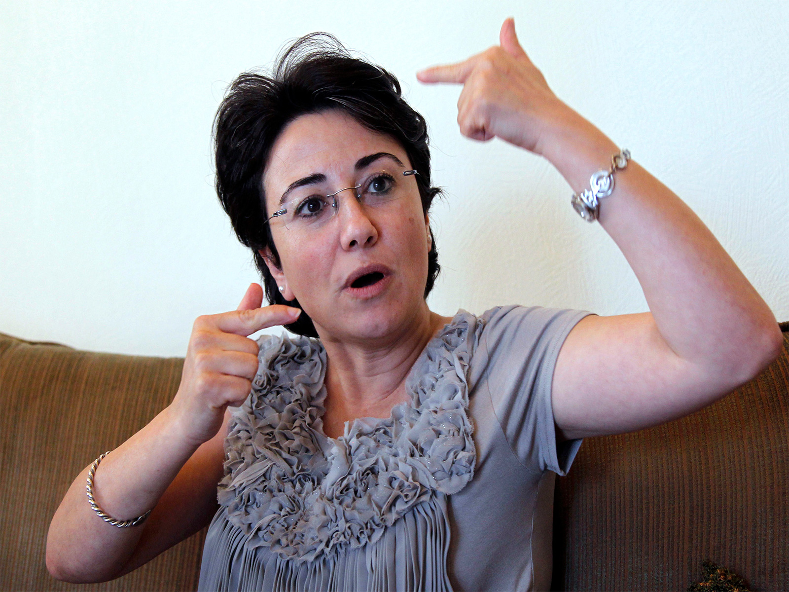 former Arab Knesset member Haneen Zoabi (Photo/Reuters)